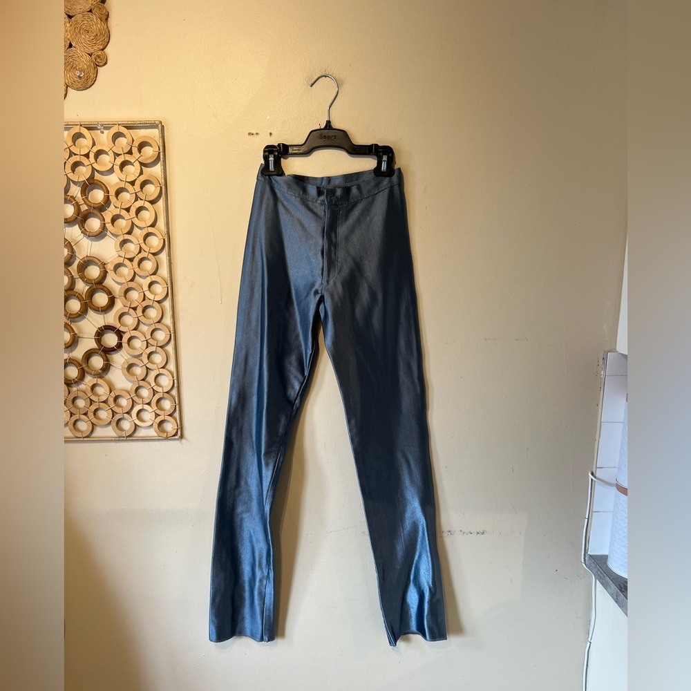 Fredrick’s of Hollywood size small nylon/ Lycra blue pants…
